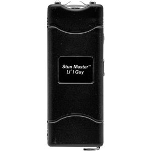 Lil Guy 60,000,000V Stun Gun with 100-Lumen Flashlight, Nylon Holster, and Built-In Wall Charger